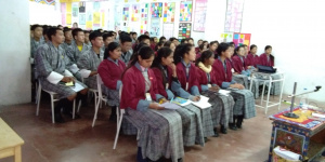 Photo of youth participants attending the talk