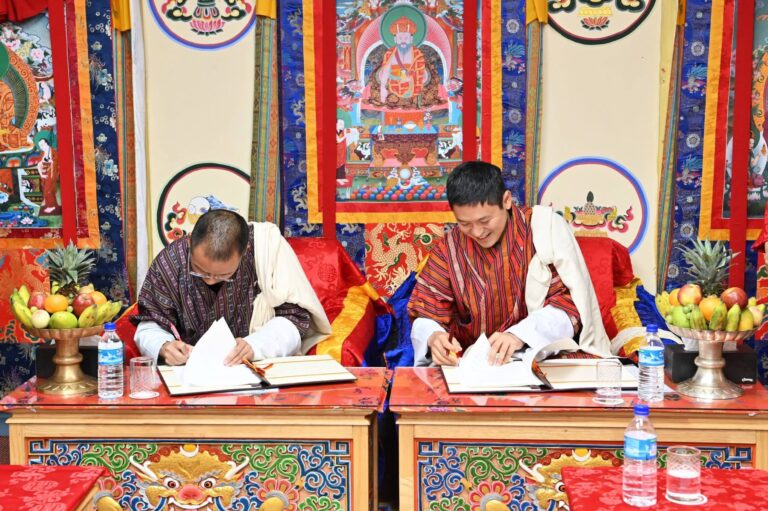 The Ministry signed an agreement for the establishment of Bhutan’s first International School with EtonHouse International Group