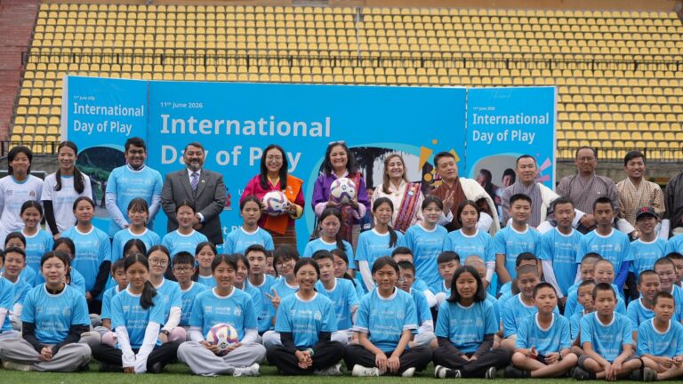 Children Celebrate International Day of Play in Thimphu