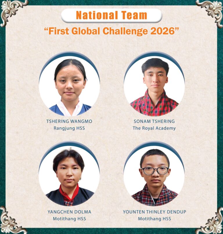 𝐌𝐞𝐞𝐭 𝐓𝐞𝐚𝐦 𝐁𝐡𝐮𝐭𝐚𝐧 𝐟𝐨𝐫 𝐭𝐡𝐞 𝐅𝐢𝐫𝐬𝐭 𝐆𝐥𝐨𝐛𝐚𝐥 𝐂𝐡𝐚𝐥𝐥𝐞𝐧𝐠𝐞 𝟐𝟎𝟐𝟔